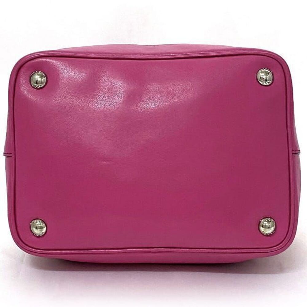 Prada drawstring bag FUXIA tassels soft calf Beckett handbag shoulder crossbody - Picture 5 of 6